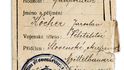 Průkazní lístek pro důstojníky  otce Karla Köchera