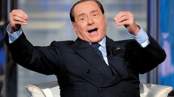 Peníze plus média rovná se politika (na snímku Silvio Berlusconi)