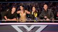 Zasedání poroty X Factoru:  Zleva Ondřej Brzobohatý, Sisa Sklovska, Celeste Buckingham a Oto Klempíř