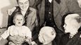 Reinhard Heydrich  s manželkou Linou a dětmi Klausem, Heiderem a Silke