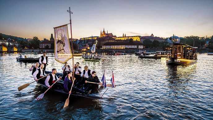 Letos byly na Svatojánských slavnostech lodě z Chorvatska