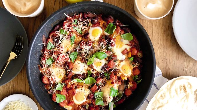 Huevos rancheros – takhle vypadá snídaně, která vás zasytí na celé dopoledne. Ani nemusíte být kovboj.