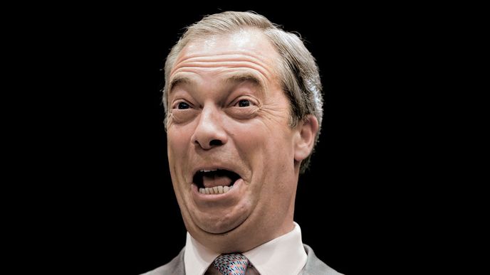 Vítěz evropských voleb ve Velké Británii – Nigel Farage 