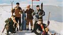 Na Luční boudě si „Cimrmani“ oblékli kostýmy ze hry Dobytí severního pólu