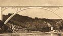 Most přes Vltavu, první užití trojoblouku