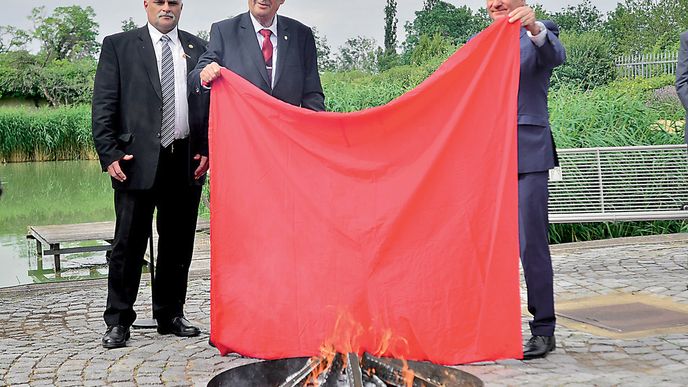 Zemanův opravdu nepovedený happening u příležitosti výročí lidické tragédie