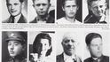 Portréty obětí, jež byly zastřeleny na Švédských šancích