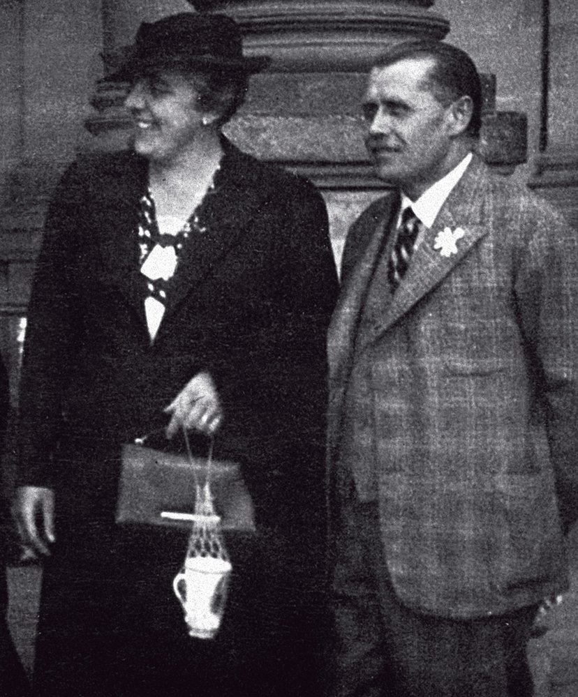 Marie Moravcová s manželem Aloisem. Byt Moravcových byl organizačním centrem skupiny Anthropoid. Marie se otrávila při zatýkání, její blízké popravili v Mauthausenu.