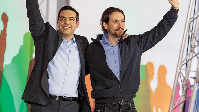 Cipras (vlevo) a Iglesias. Dva výhonky jednoho neomarxistického  politického proudu
