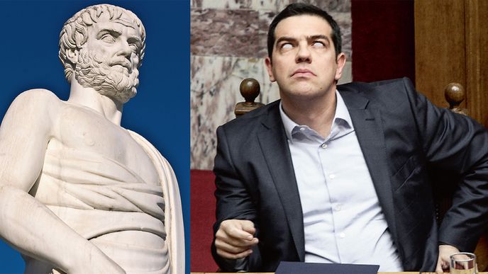 Aristotelés a Cipras, dva Řekové, kteří zareagovali na bruselský omyl nejzuřivěji