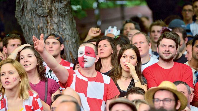 V pražských Riegrových sadech měli Chorvaté převahu