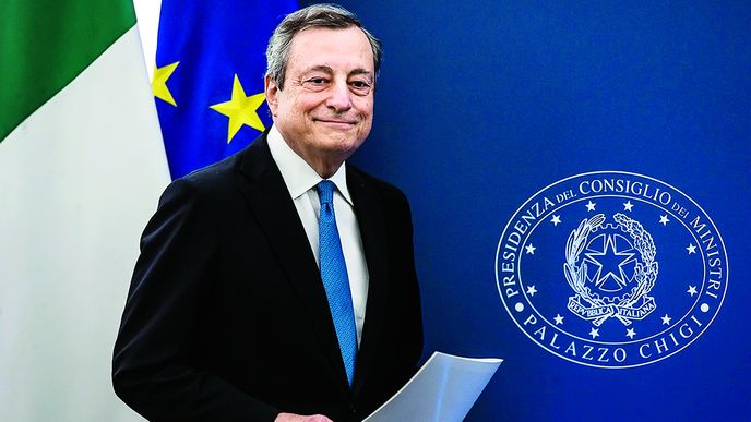 Mario Draghi měl v Evropě dobrou pověst, ale jeho vládní koalice byla příliš komplikovaná