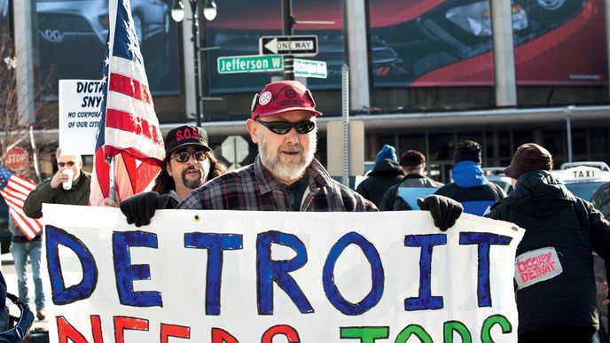 Ekonomická krize zdecimovala automobilovou mocnost Detroit. Nezaměstnanost se přiblížila 30 procentům a město v roce 2013 zbankrotovalo.