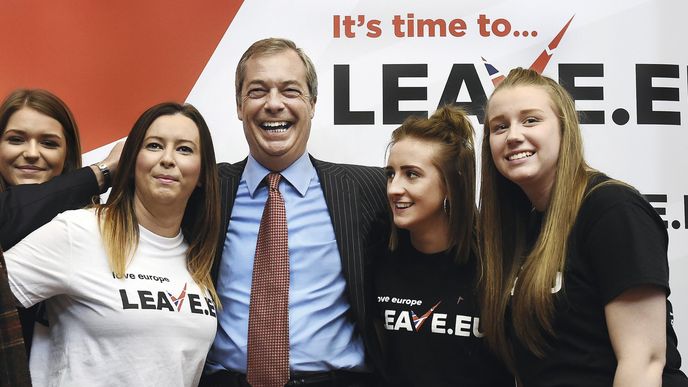 Šéf britské euroskeptické strany UKIP Nigel Farage je přesvědčený, že Británie by měla z EU odejít 