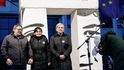 Rodiče Jána Kuciaka a Zlatica Kušnírová během shromáždění iniciativy Za slušné Slovensko při příležitosti druhého výročí vraždy