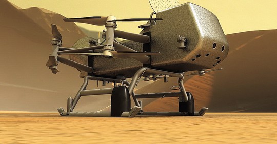 Díky schopnosti létat sonda Dragonfly prozkoumá nejzajímavější lokality Titanu
