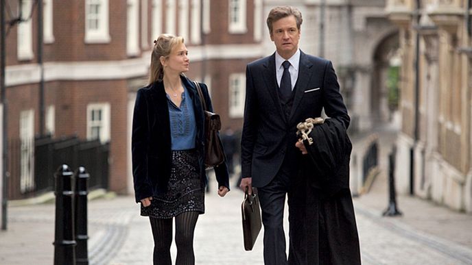 Renée Zellwegerová  a Colin Firth jako  Bridget a pan Darcy