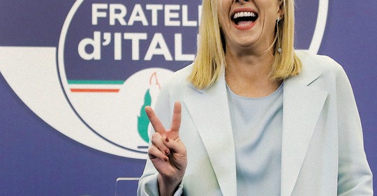 Úspěšná vítězka voleb Giorgia Meloni