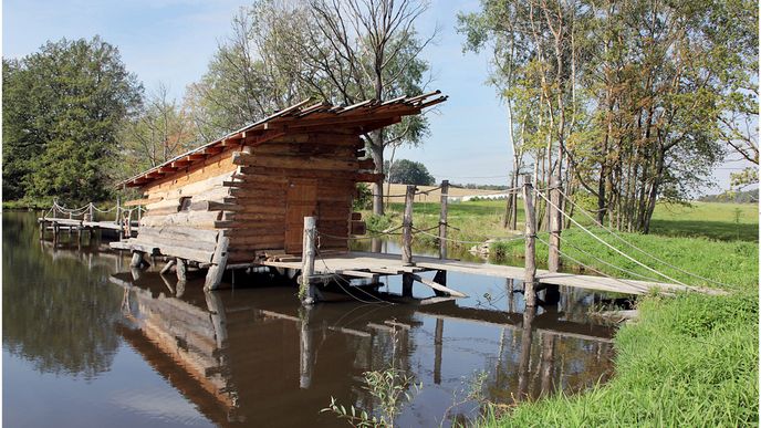 Ateliér 8000,  Jiří Střítecký: z cyklu Rybníky a chaty Dobčice, 2009 