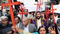Do ulic na podporu Bibiové vyšli členové Pákistánské křesťansko-demokratické aliance už v roce 2010