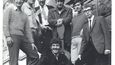 Skupina Framus Five v roce 1968 (zleva Jiří Burda, Vítězslav Müller, Josef Kučera, Michal Prokop, Ivan Trnka, Ladislav Eliáš, sedící Petr Klarfeld)
