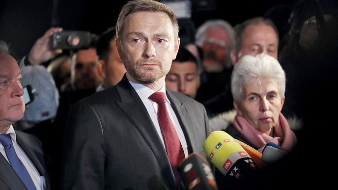 Christian Lindner poslal Merkelovou k sociálním demokratům