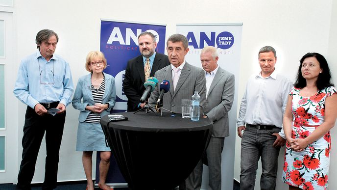 Andrej Babiš a jeho lídři hnutí ANO: Jejich pochod českým veřejným prostorem začíná. Skončí na Východě?