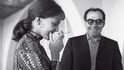 Krásná Anne a její o sedmnáct let  starší manžel, režisér Jean-Luc Godard