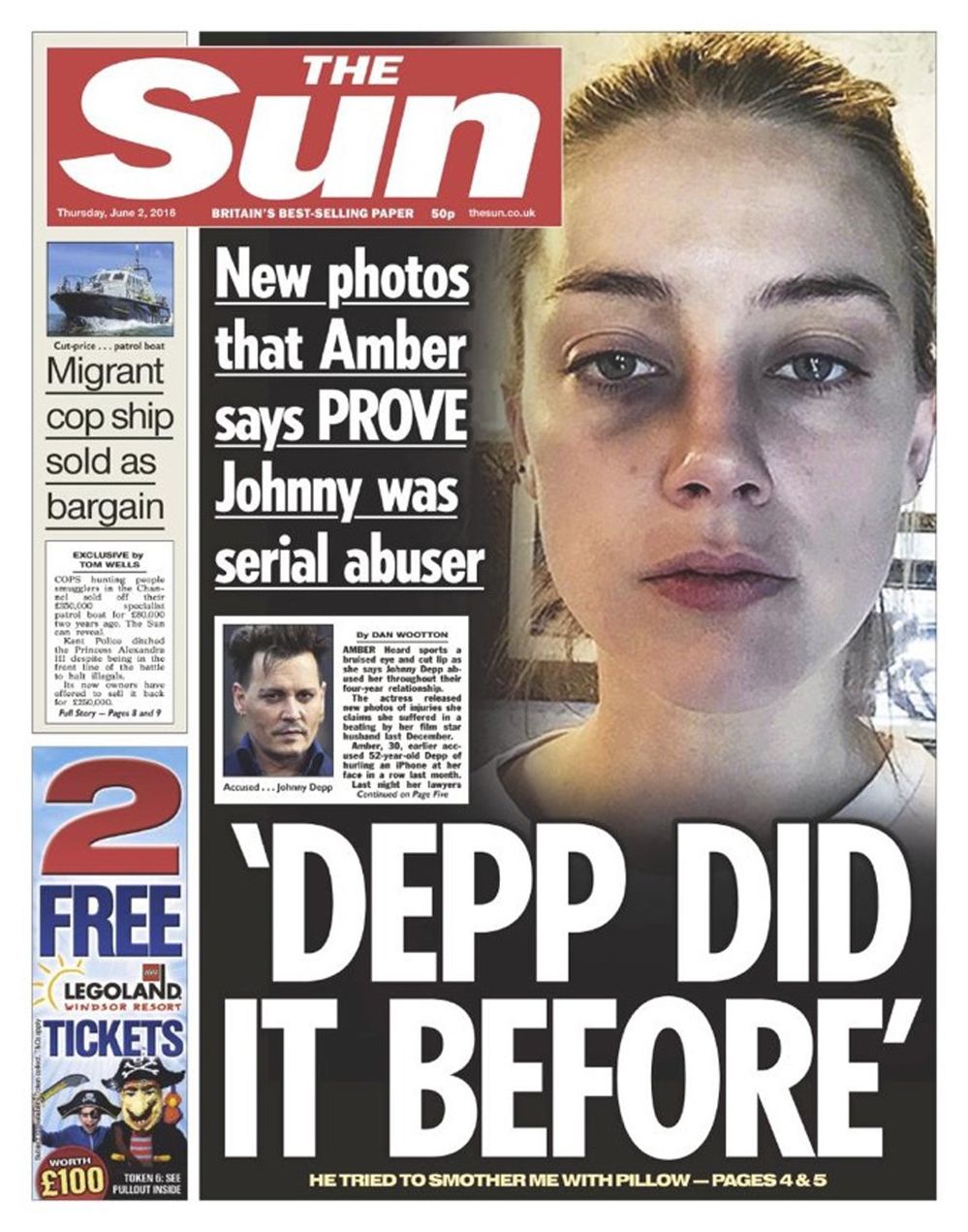 Britský bulvár dostal Deppa na kolena: v listopadu s ním prohrál důležitý soudní proces