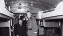 V den Hitlerových narozenin, 20. 4. 1942,  Emil Hácha odevzdal Reinhardu Heydrichovi sanitní vlak č. 751 coby dar pro Vůdce