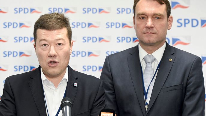 Lídr SPD je oportunista první třídy. Jako Babiš a Zeman 