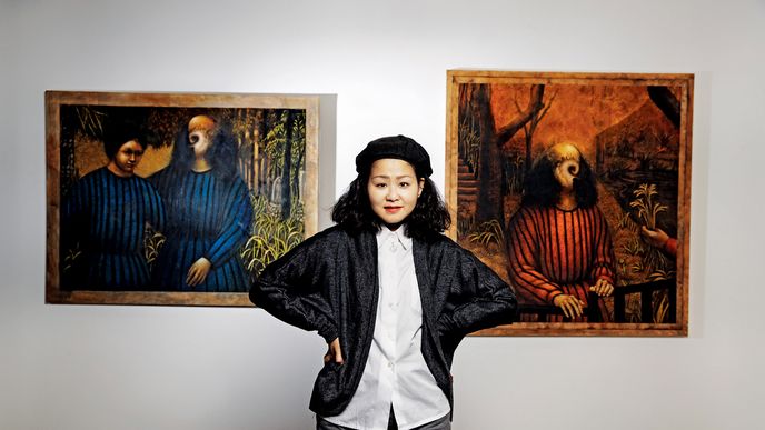 Praha objevuje výjimečný talent. Japonskou malířku Moemi Yamamoto