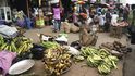 Centrální trh v Kumasi  je největší v západní Africe