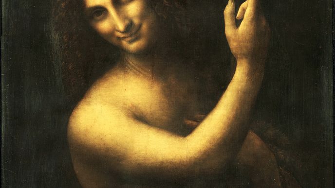 Svatý Jan Křtitel patří k nejúžasnějším obrazům Leonarda da Vinci. Úsměv mladého muže připomíná Monu Lisu, ukazováček pravé ruky směřuje k nebi a zvěstuje Kristův příchod. Ženské rysy poukazují podle mnohých vykladačů na Leonardovu homosexualitu.