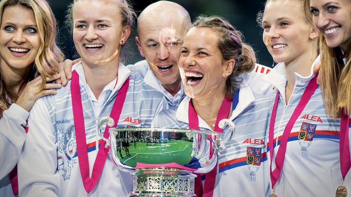 Kapitán českých tenistek Petr Pála získal se svými svěřenkyněmi v roce 2018 Fed Cup