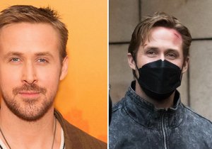 Hollywoodský fešák Ryan Gosling v Praze: Z hotelu vylezl s jizvou na čele!