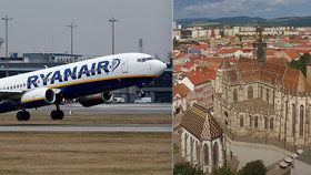 Ryanair oznámil nové letecké spojení mezi Prahou a Košicemi (26. 6. 2020)