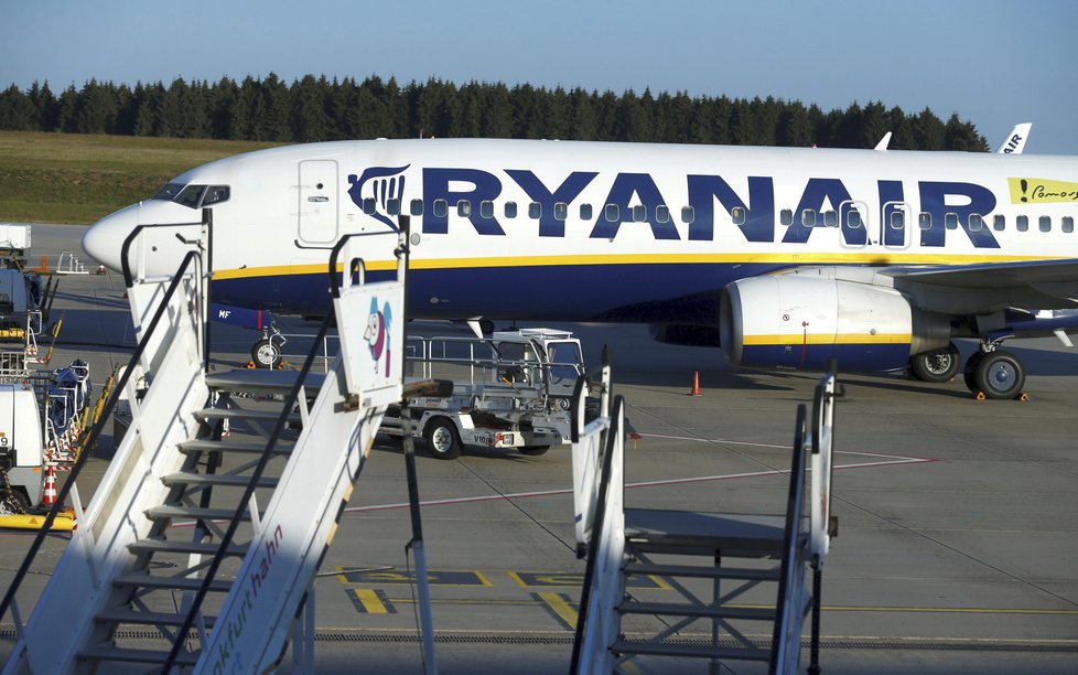 Letadlo společnosti Ryanair