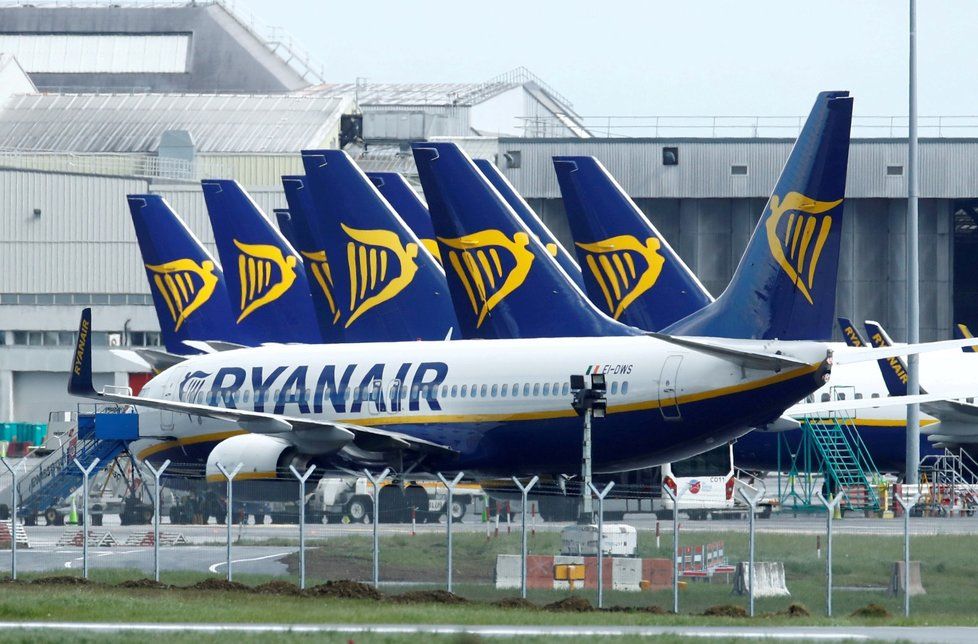 Letadla společnosti Ryanair