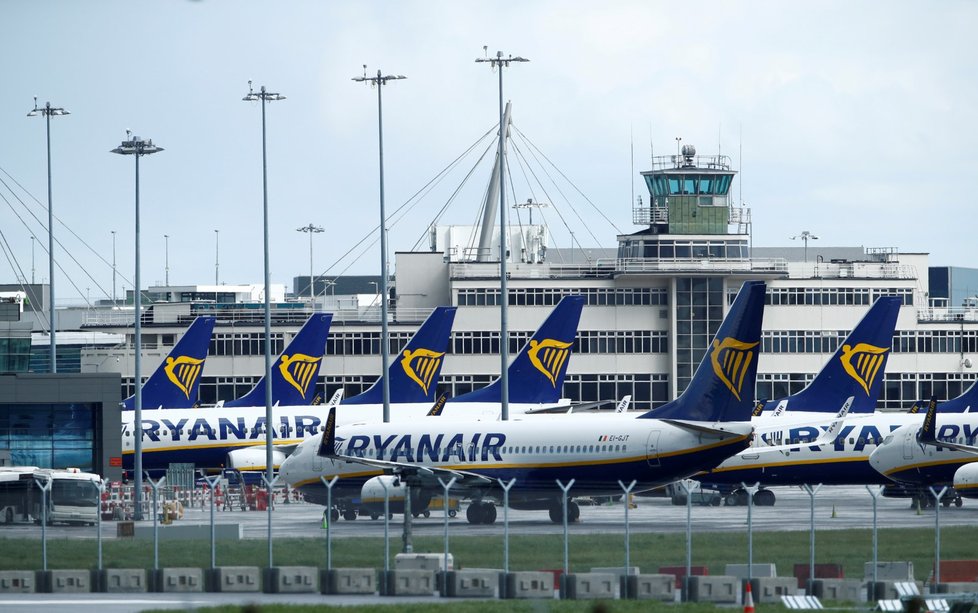 Letadla společnosti Ryanair