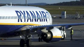 Letadlo společnosti Ryanair