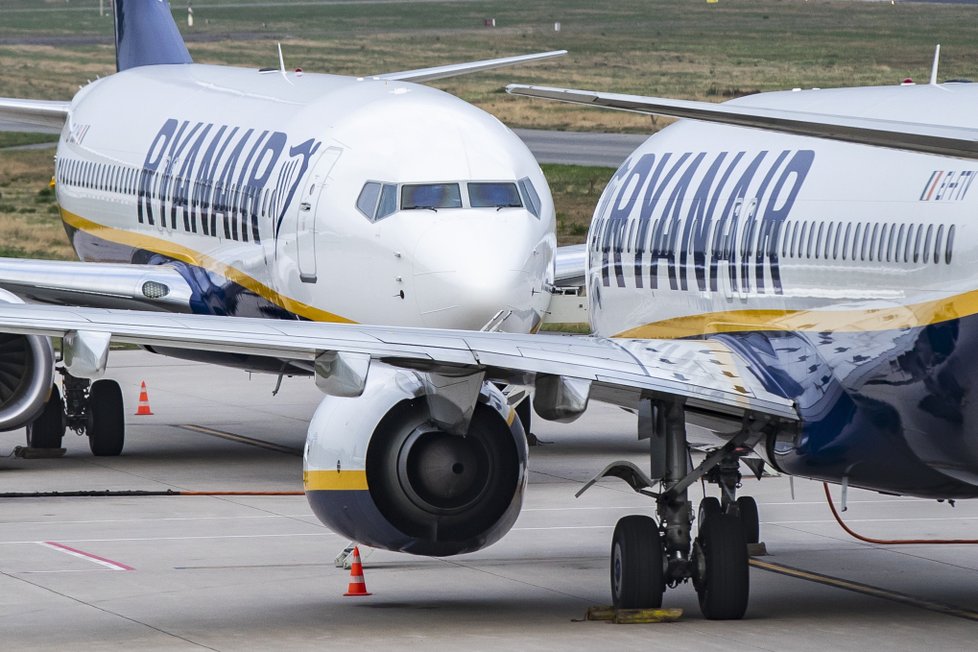 Piloti letecké společnost Ryanair v Německu stávkují, došlo ke zrušení 150 letů (12.9. 2018).