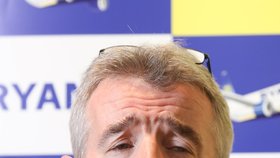 Šéf Ryanairu Michael O’Leary přiznal, že to jeho společnost po**ala.