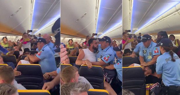 Pasažér Ryanair dal prý pěstí letušce, vyvedli ho jako kriminálníka. Není to pravda, hájí se