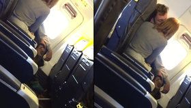 Sex na palubě letadla Ryanair: Pár při hrátkách natočila kamera!