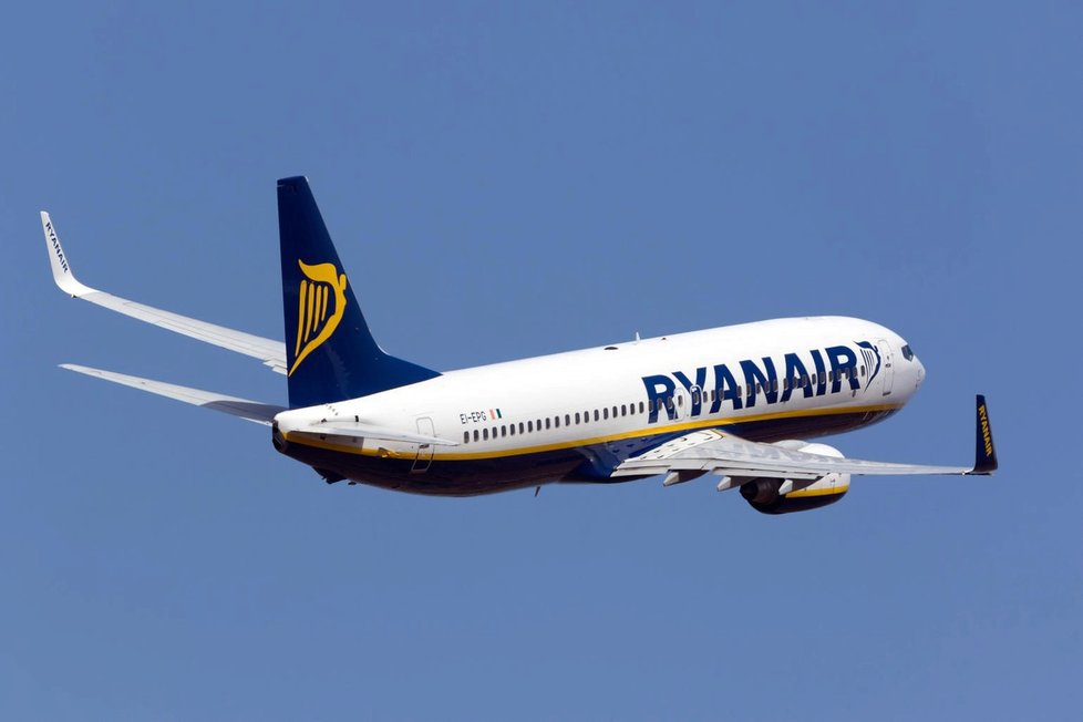 Letadlo společnosti Ryanair