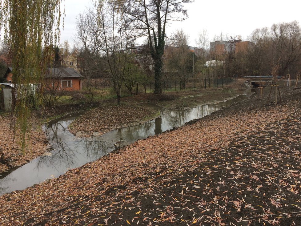 Úprav se dočkal i přilehlý Litovický potok.