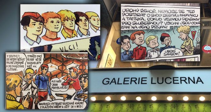 V Galerii Lucerna je k vidění zajímavá výstava týkající se Rychlých šípů. Přes 40 českých komiksových tvůrců vzdalo hold Jaroslavu Foglarovi svým pojetím příběhů o Rychlých šípech.