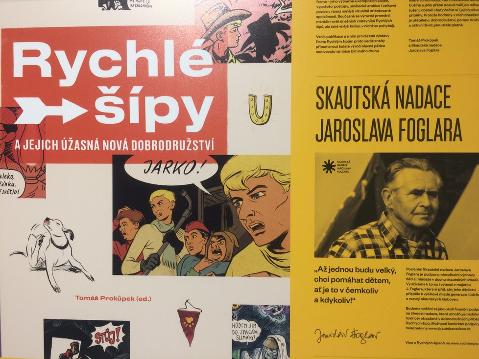 V Galerii Lucerna probíhá výstava k památce 80 let od vzniku Rychlých šípů.