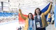 2018. Martina Sáblíková se společně s Evou Samkovou zašla na olympiádě v Pchjončchangu podívat na hokej.